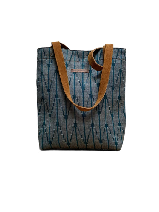 Weaving Jangmu Tote Blauw