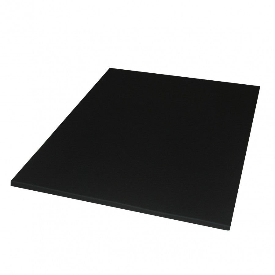 meditatiemat zwart polyether 70x90cm